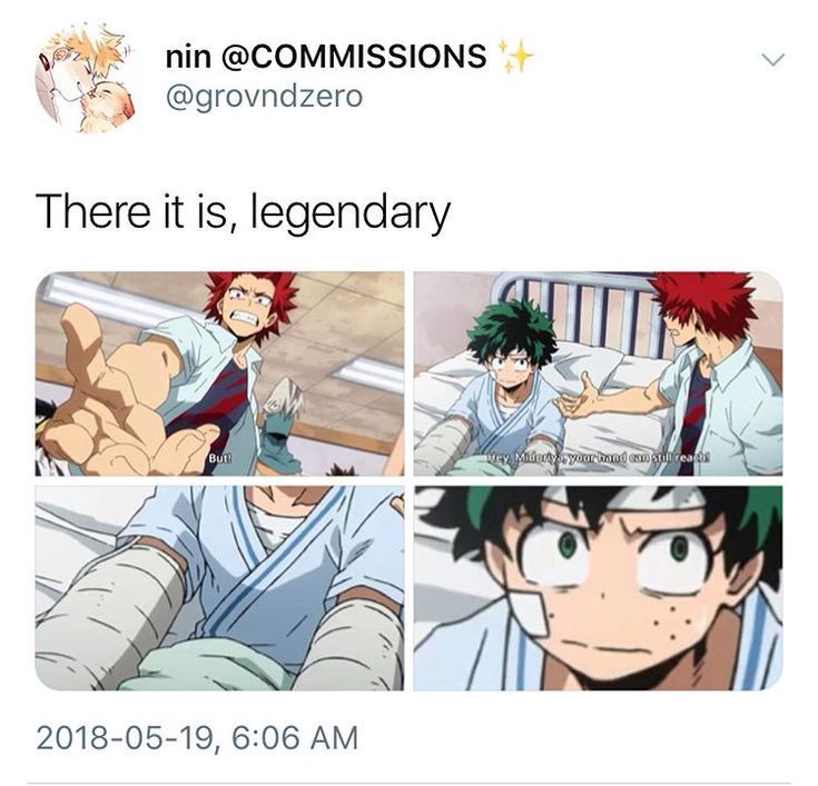 Er ist genau wie ........ du weißt, was Kirishima - siehst du mich nicht in einem vollen BO
