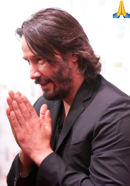 Folded Hands 🙏🏻 | Keanu reeves, Keanu charles reeves, Keanu reaves
