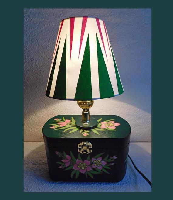 Jewelry Box Nightlight Lamp Hand Painted Lampshade Emerald Etsy Painting Lamp Shades Night Light Lamp Lamp Jewelry Box Nightlight Lamp Hand Painted Lampshade Emerald Etsy Painting Lamp Shades Night Light Lamp Lamp