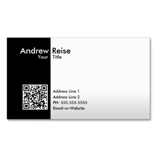 qrcode business cards