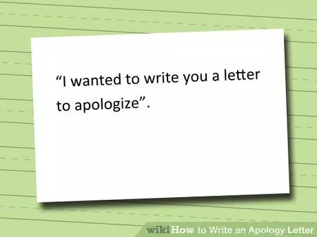 Humble Apology Letter Image Titled Write An Apology Letter Step 1 - humble apology letter Humble Apology Letter Image Titled Write An Apology Letter Step 1 - humble apology letter