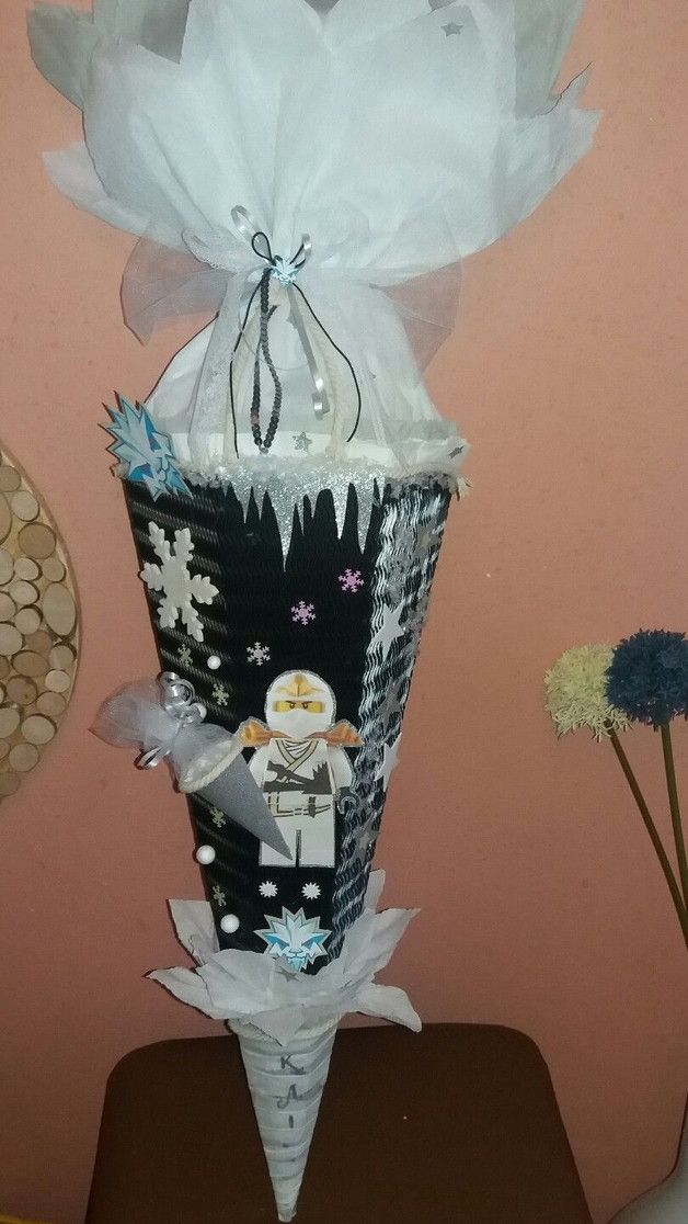 HANDARBEIT SCHULTÜTE NINJAGO 100 CM MIT NAMENSWUNSCH HANDARBEIT SCHULTÜTE NINJAGO 100 CM MIT NAMENSWUNSCH