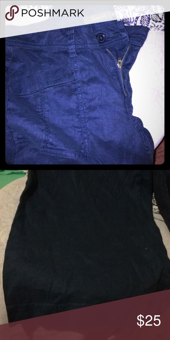 Navy Blue Level 99 Coolots Size 28 Pants For Women Navy Blue Level 99 Navy Blue Level 99 Coolots Size 28 Pants For Women Navy Blue Level 99