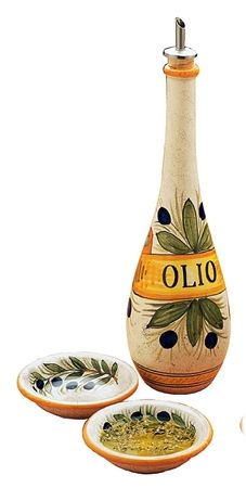 Italian Ceramic Bottles Rustica Oil Bottle With Spigot 2 Italian Ceramic Bottles Rustica Oil Bottle With Spigot 2 Dipping Bowls Italia Ciao Pinterest Pottery Ceramics And