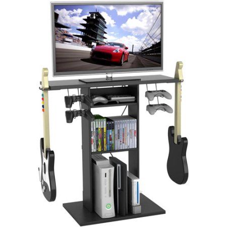 Atlantic Game Central TV Stand for TVs up to 32 inch, Black