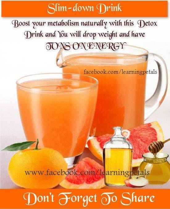 fat burning drink with apple cider vinegar