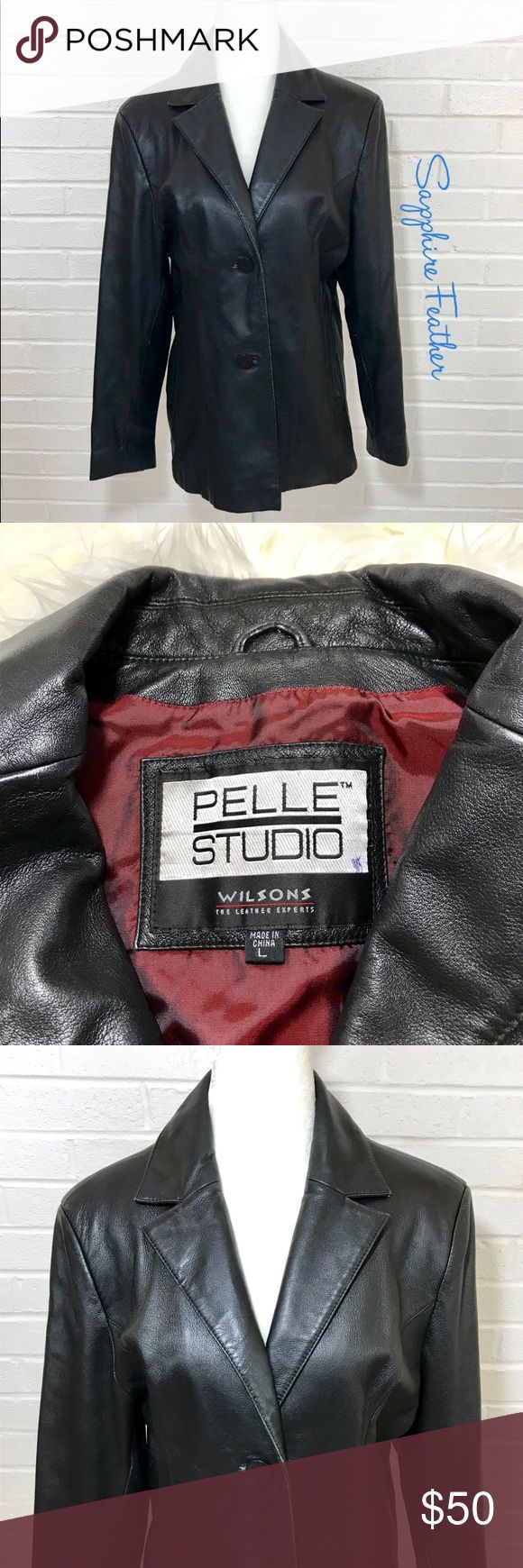 Wilson’s Leather Pelle Studio Leather Jacket Wilsons