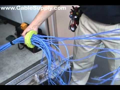 bundling ethernet cable with the cable comb and free server rack design tool