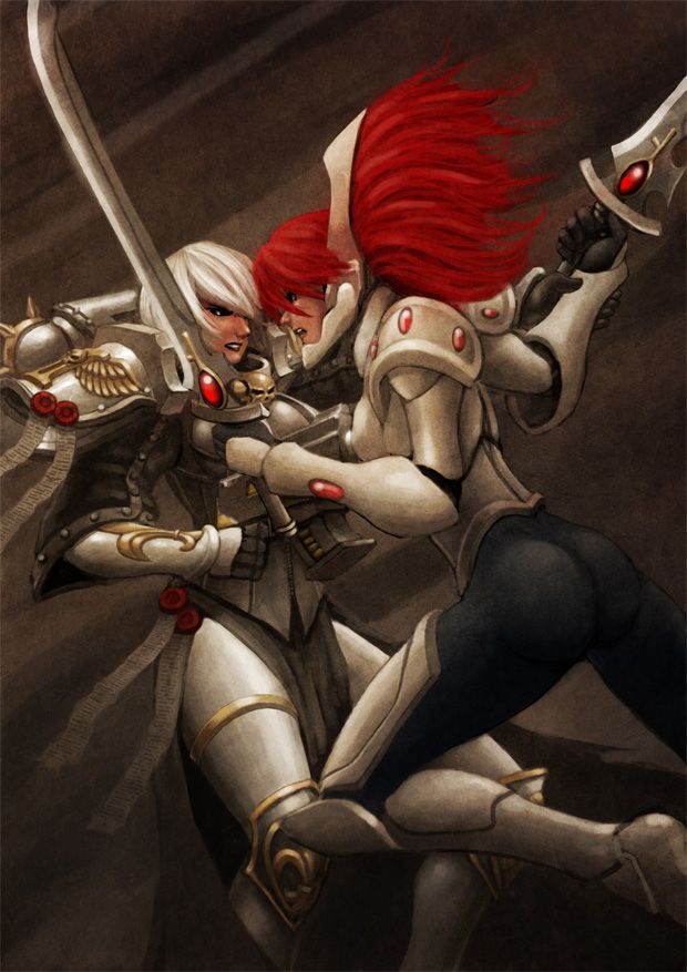 Warhammer art, Art, 40k sisters of battle.