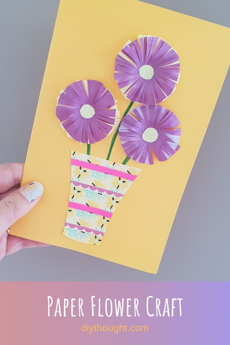 Colourful Spring Paper Plate Flower Craft Spring Crafts For Kids