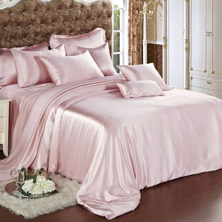 Suede Rose Silk Bed Linen Bed Linens Luxury Silk Bed Sheets Bed Linen Design
