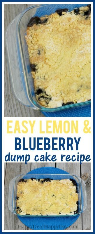 Dairy Free Blueberry Dump Cake Dairy Free Blueberry Dump Cake