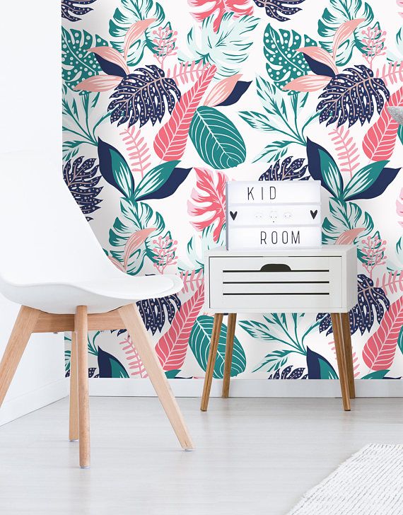 Removable Wallpaper Peel And Stick Wallpaper Self Adhesive Etsy Peal And Stick Wallpaper Removable Wallpaper Kids Room Murals