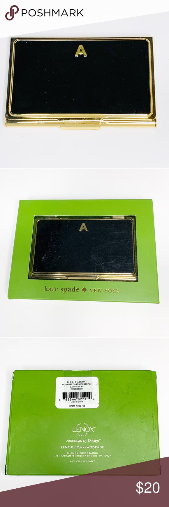 nwt kate spade business card holder business card