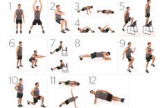 Ejercicios En Casa Para Hombres Sin Pesas Ejercicios Ejercicios De Calistenia Ejercicios De Entrenamiento
