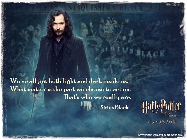 Sirius Black Quotes. QuotesGram | Sirius black quotes, Harry potter, Harry