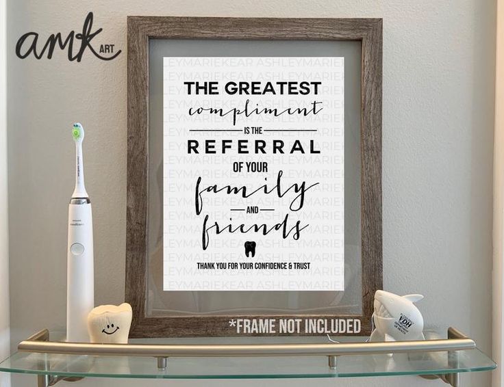 Dental office art Dental office referral sign dentist office Etsy in Dental office art Dental office referral sign dentist office Etsy in