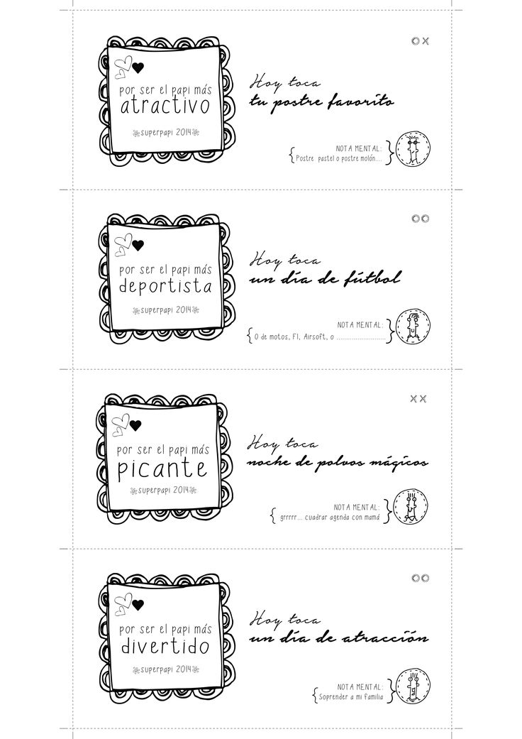 vales de regalo