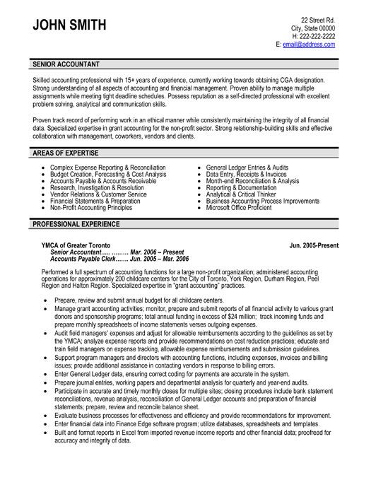 Click here to download this Senior Accountant resume template: http://www.resumetemplates101.com/Accounting-resume-templates/Template-424/