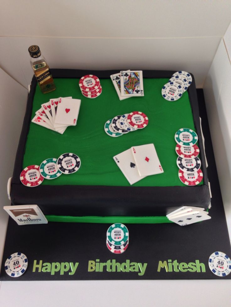 Casino Style Sheet Cake Toppers Casino Style Sheet Cake Toppers