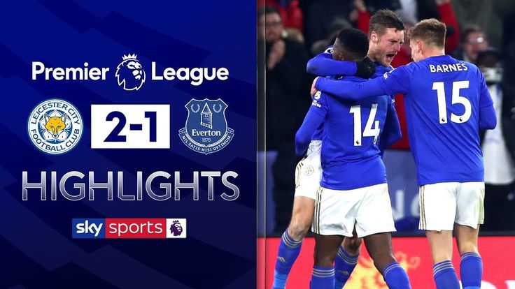 Iheanacho Scores Last Minute Winner Leicester 2 1 Everton Premier L Premier League Highlights Premier League Everton