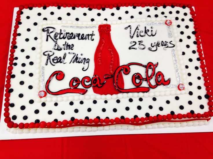 Coca Cola Birthday Cake Coca Cola Birthday Cake
