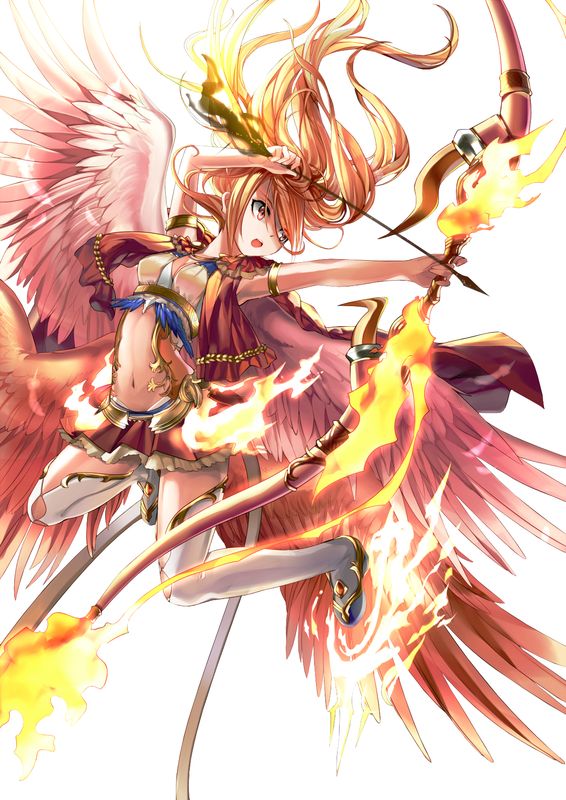 Ange Manga Archère De Feu Personnage manga fille Demon
