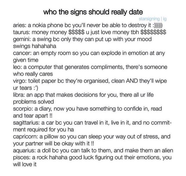 Who the signs should really date | Zodiac sign facts, Zodiac signs ...