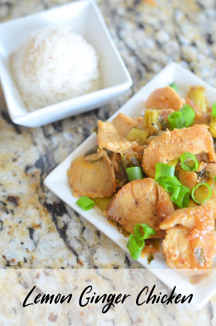 Lemon ginger chicken