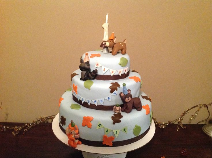 Forest Birthday Cake Forest Birthday Cake