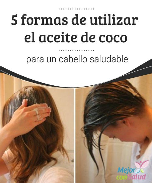 Como se usa el aceite de coco en el cabello