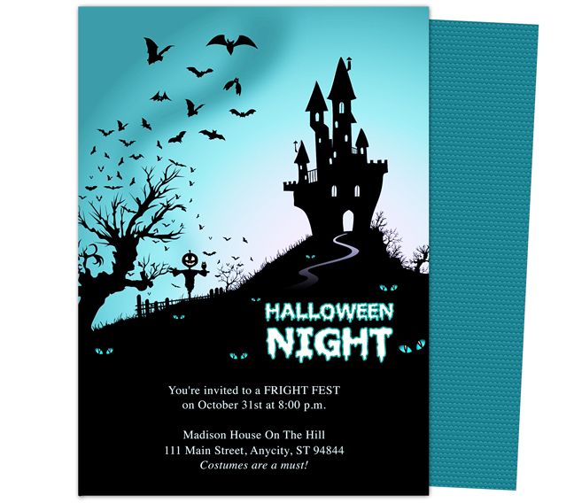 halloween party template