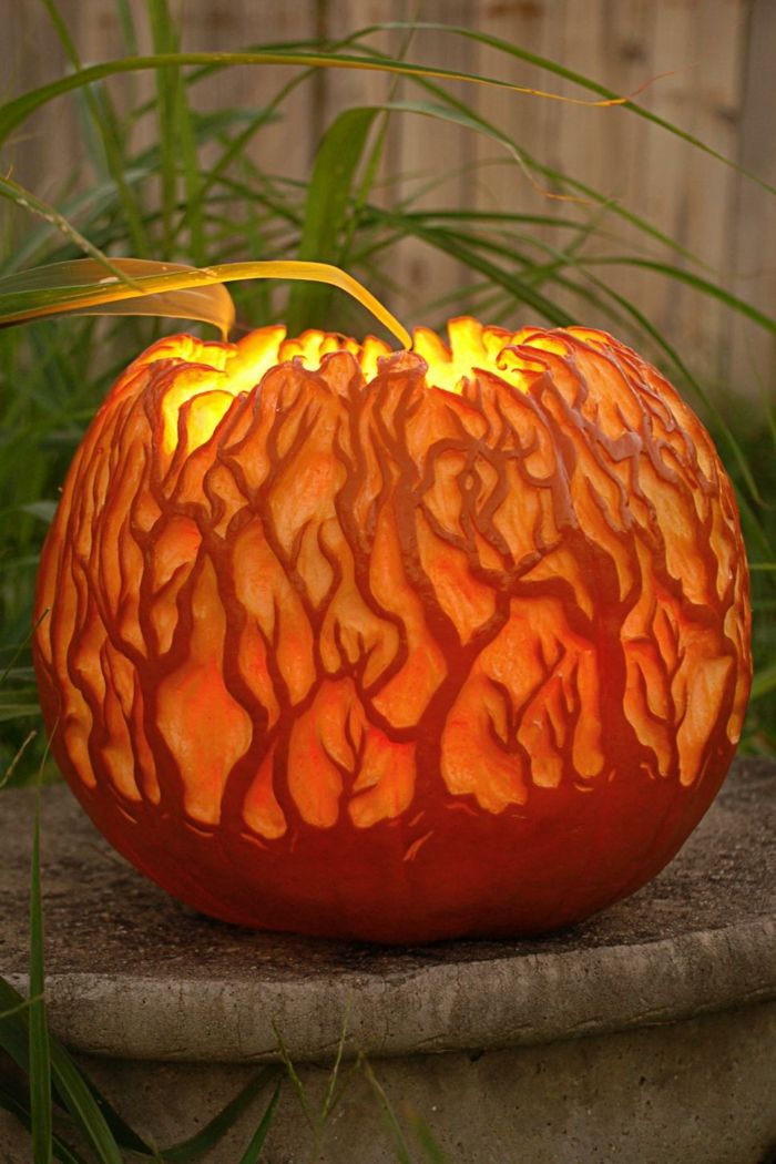 halloween kürbis schnitzvorlageböse kürbislaterne basteln kindheitshelden her...