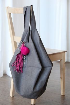 Tasche nähen, Schnittmuster Hobo Bag