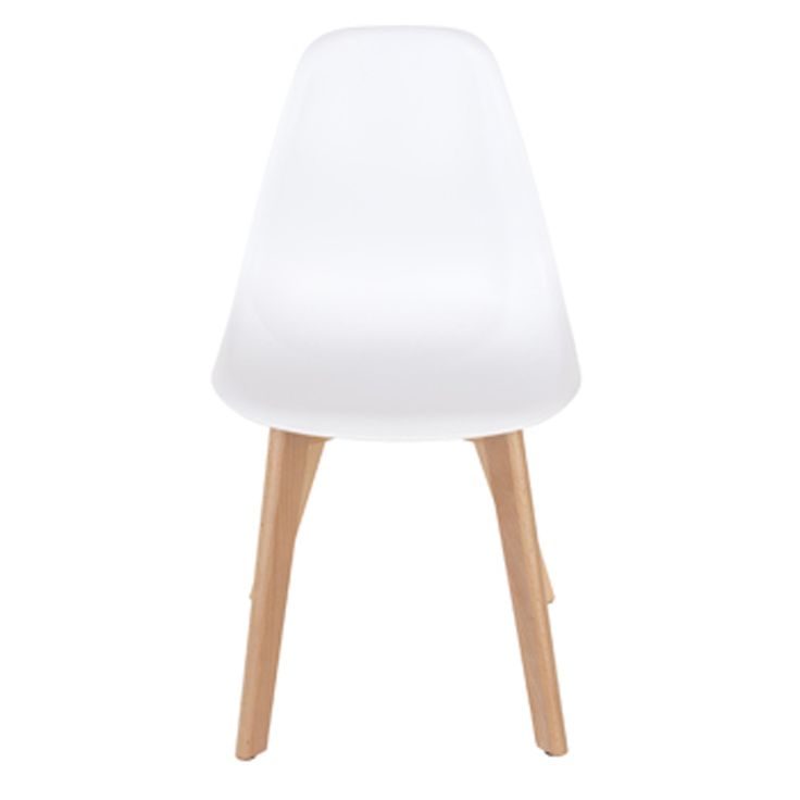 Aspen White Plastic Chairs With Wood Legs Pair Default Title Dining Chair Aspen White Plastic Chairs With Wood, How To Clean White Plastic Dining Chairs