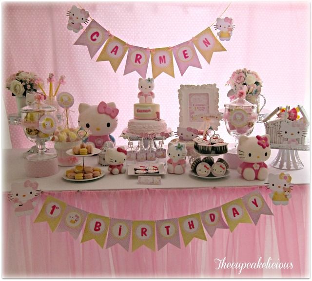 hello kitty bday theme