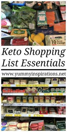 Keto Shopping List Essentials - Great for low carb ketogenic diet beginners | Keto Diet Suplement 4 Keto Shopping List Essentials - Great for low carb ketogenic diet beginners | Keto Diet Suplement 4