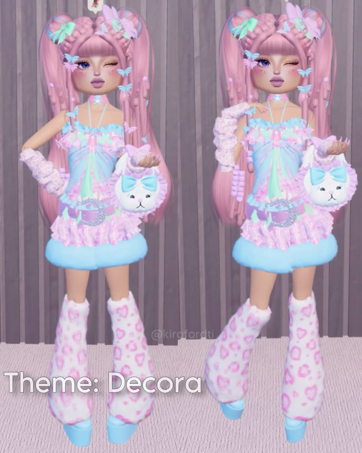 Dress To Impress Decora Kawaii Pastel Cluttercore Harajuku Dress Dress To Impress Decora Kawaii Pastel Cluttercore Harajuku Dress