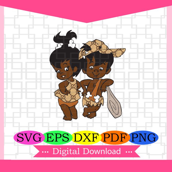 Download Pebbles & BamBam gucci svg,cartoon svg, cartoon shirt ...