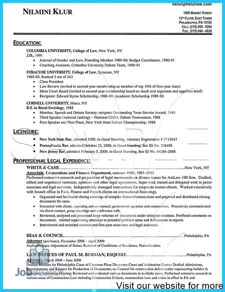 family law attorney resume sample 2020 lawyer resume environmental law attorney resume