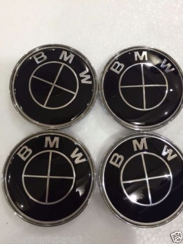 4x High Quality Black Center Cap 68mm Logo Rim Cover Hub Caps Emblem 4x High Quality Black Center Cap 68mm Logo Rim Cover Hub Caps Emblem Bmw Hubcaps Hubcap