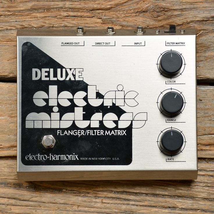 Electro Harmonix Xo Stereo Electric Mistress Flanger Chorus Guitar Effects Pedal Guitar Effects Pedals Guitar Pedals Guitar