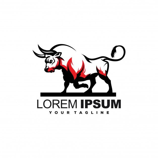 Diseno De Logotipo De Red Bull Vector Pr Premium Vector Freepik Vector Logo Plantilla Animal Silueta Bull Logo Logo Templates Retro Logo Design