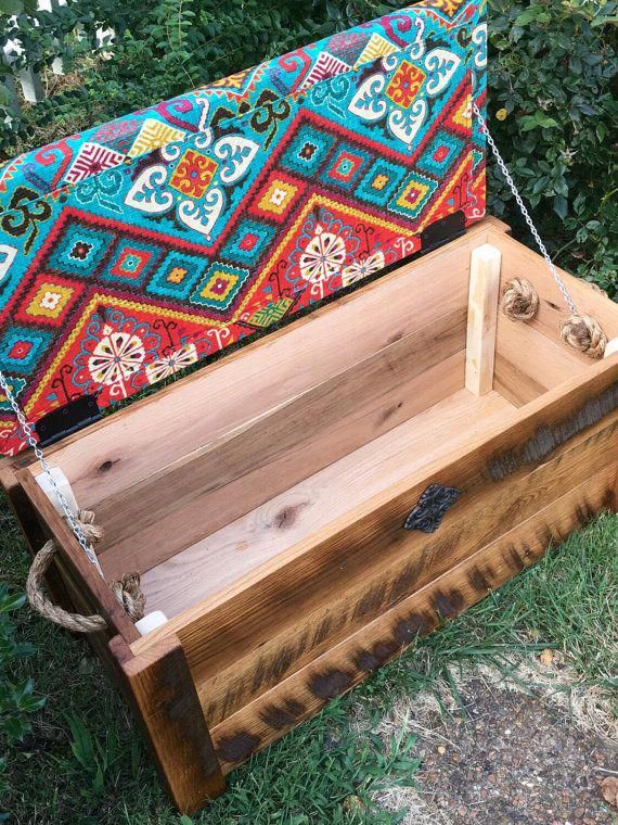 Hope Chest - Toy Box - Entryway Bench - Cushioned Bench -Storage Chest. Choose y...