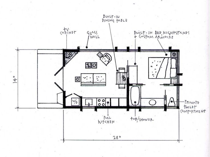 Tiny House Interior Floor Plan 181 best tiny house blueprints studio/loft images on pinterest Tiny House Interior Floor Plan 181 best tiny house blueprints studio/loft images on pinterest