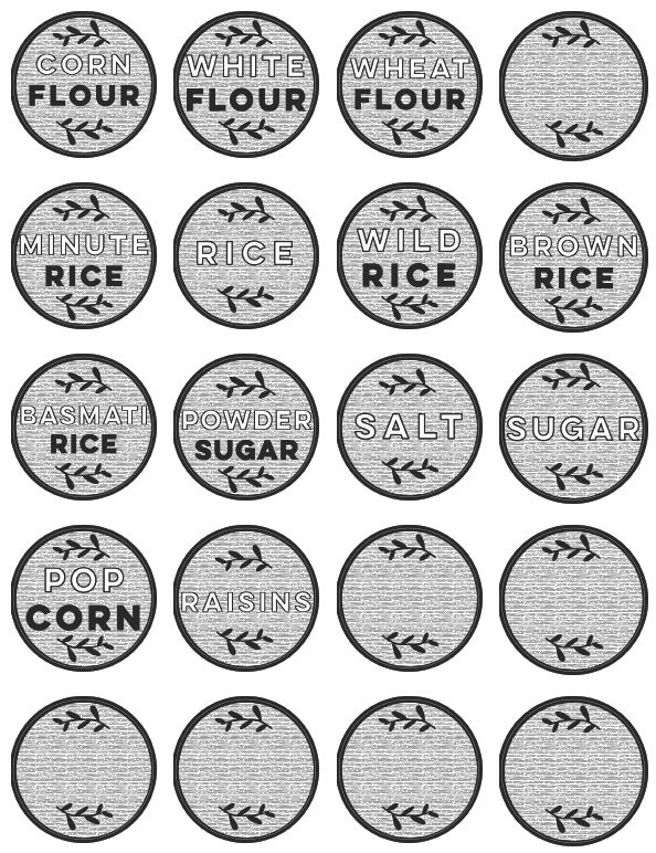 Diagram Free Modern Printable Pantry Labels By Lemonthisle
