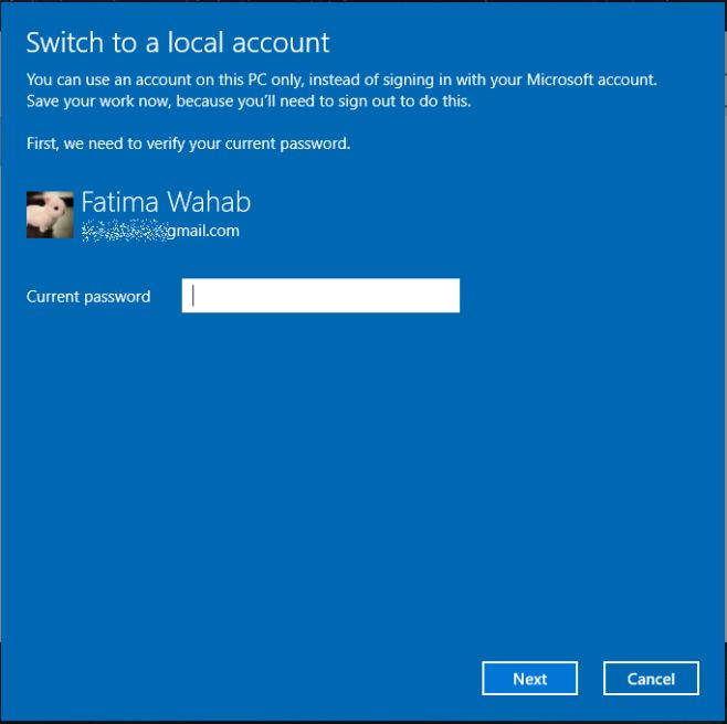 Switch From A Microsoft Account To A Local Account In Windows 10 (With Switch From A Microsoft Account To A Local Account In Windows 10 (With