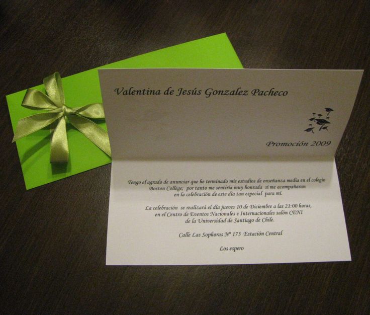 tarjetas de invitacion