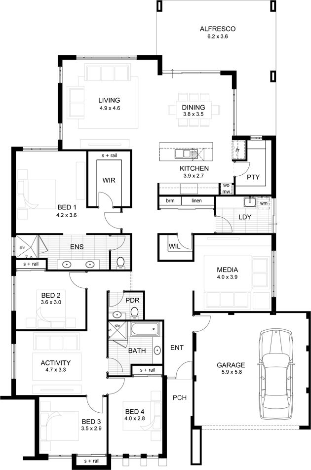 268 best Petite maisons images on Pinterest Floor plans, House - plan de maison plein pied gratuit 268 best Petite maisons images on Pinterest Floor plans, House - plan de maison plein pied gratuit