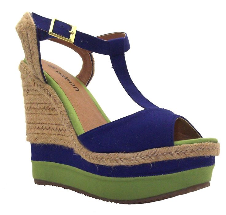 Blue Wedge Sandals Shoes Blue Wedge Sandals Shoes